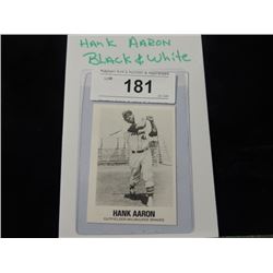 RENATA GALASSO HANK AARON BLACK & WHITE CARD