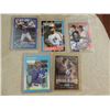 Image 1 : LOT 5 AUTOGRAPHED BASEBALL CARDS SEE LIST