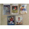 Image 1 : LOT 5 AUTOGRAPHED BASEBALL CARDS SEE LIST