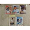 Image 1 : LOT 5 AUTOGRAPHED BASEBALL CARDS SEE LIST