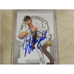AUTOGRAPHED BASEBALL CARD JEFF BAGWELL