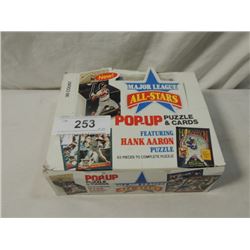 MAJOR LEAGUE BASEBALL POP UP PUZZLE CARDS WAX PACK