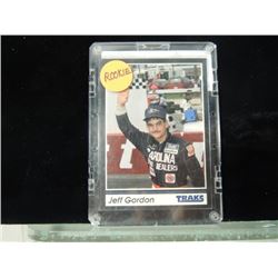 JEFF GORDON ROOKIE NASCAR RACE CARD 1991