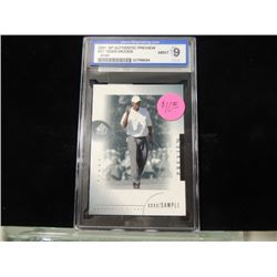 2001 XXXX SAMPLE PREVIEW CARD AUTHENTICATED