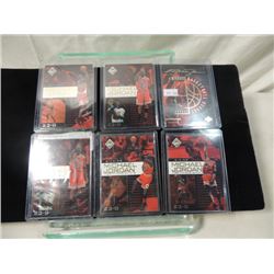 LOT 6 UPPER DECK MICHAEL JORDAN BASKETBALL CARDS
