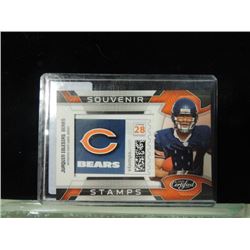 JURQUIN IGLESIAS BEARS AUTHENTIC JERSEY CARD STAMP