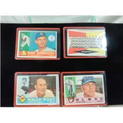 LOT 4 1960 TOPPS VINTAGE BASEBALL CARDS