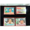 Image 1 : LOT 4 1960 TOPPS VINTAGE BASEBALL CARDS
