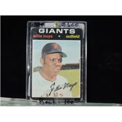 1971 TOPPS BASEBALL CARD WILLIE MAYS