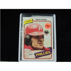 1980 TOPPS PETE ROSE #540 BASEBALL CARD