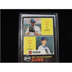 2001 UPPER DECK VINTAGE ROOKIES CARD