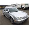 Image 2 : 2002 VOLKSWAGEN JETTA 1.8T, 4 DOOR SEDAN, GREY, VIN # 3VWSE69M72M151904