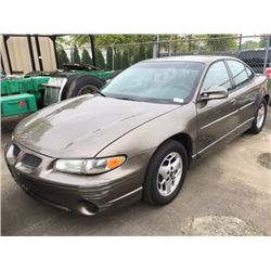 2002 PONTIAC GRAND PRIX GT, 4 DOOR SEDAN, BROWN, VIN # 1G2WP52K02F218588