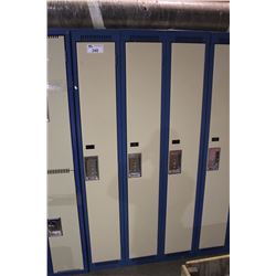 BEIGE 3 BAY SINGLE DOOR LOCKER SYSTEM