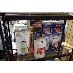 LOT OF ASSORTED INDUSTRIAL SPRAYERS