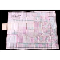 1871 Sectional Map of Nebraska & Dakota Territory