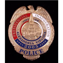 2005 Presidential Inauguration Badge Alexandria VA
