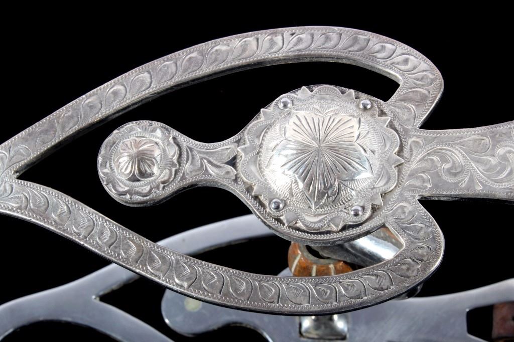 Vintage Mexican Silver Mounted Show Horse Bit