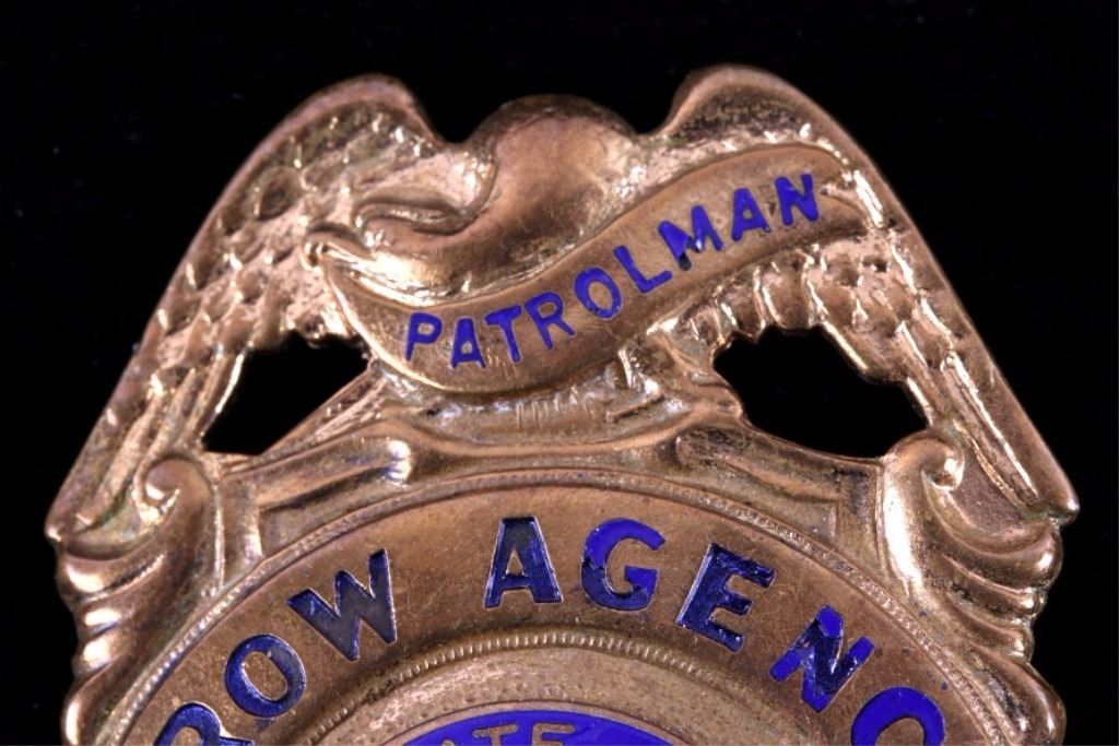 Crow Agency Montana Police Patrolman Badge