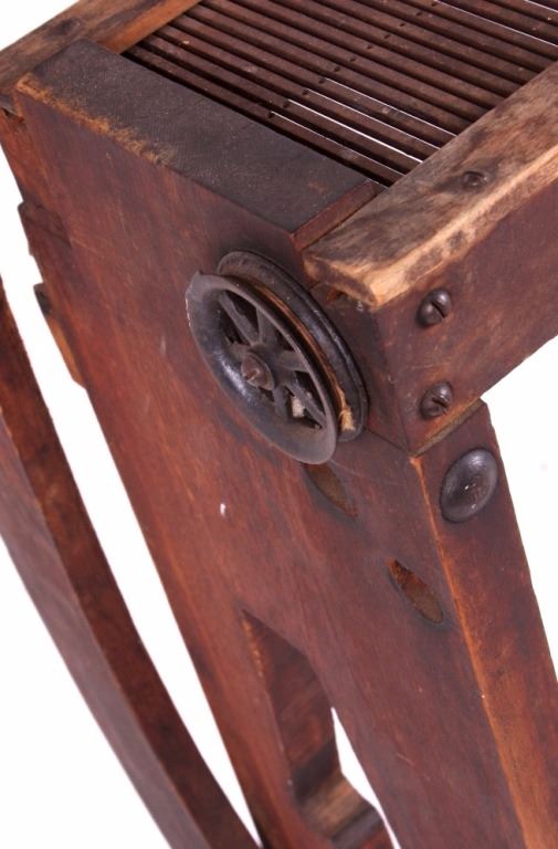 Antique Wooden Rug Weaving Loom