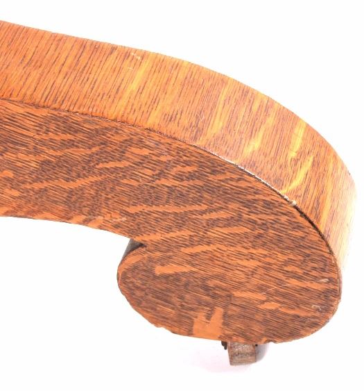 Quarter Sawn Tiger Oak Round Dining Table