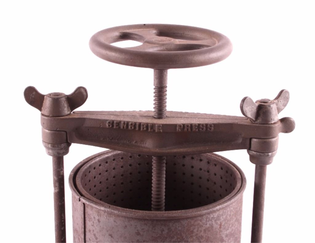 Antique Cast Iron Streeter Fruit Lard Press