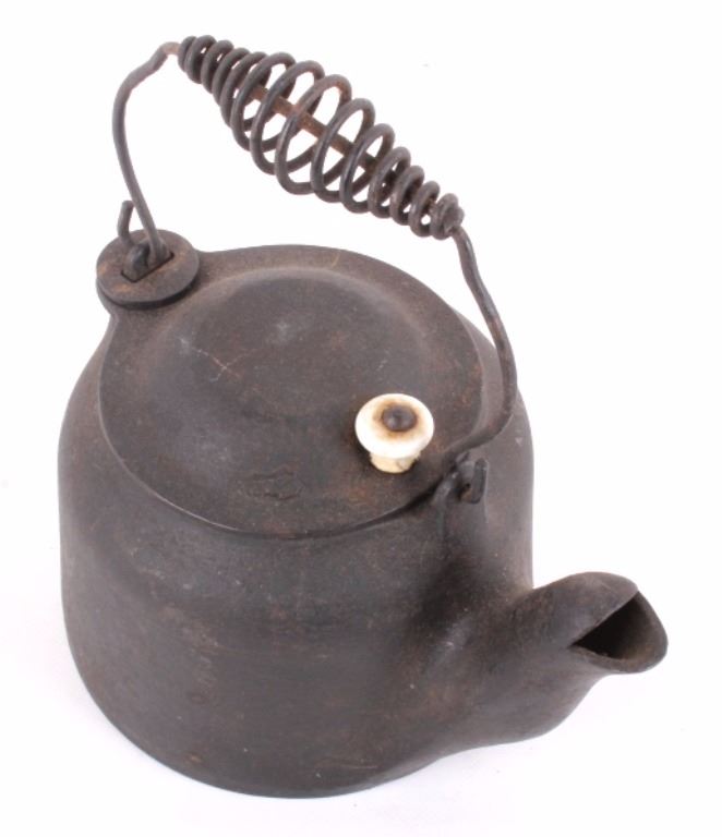 Wagner Ware Cast Iron Toy Tea Kettle