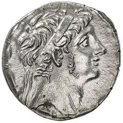 SELEUKID KINGDOM: Antiochos IX Kyzikenos, 113-95 BC, AR tetradrachm (16.50g), Ake-Ptolemais, ND. EF