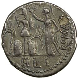 ROMAN REPUBLIC: M. Furius LF Philus, 119 BC, AR denarius (3.90g), Rome. EF