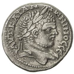 ROMAN EMPIRE: Caracalla, 198-217 AD, AR tetradrachm (13.22g), Berytus. VF
