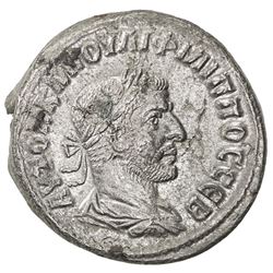 ROMAN EMPIRE: Philip I, 244-249 AD, AR tetradrachm (10.38g), Antioch ad Orontem. EF