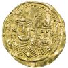 Image 1 : ARAB-BYZANTINE: "Heraclius & Constantine", AV solidus (4.24g), ca. 652 to the 660s. VF