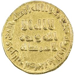UMAYYAD: 'Abd al-Malik, 685-705, AV dinar (4.21g), NM (Dimashq), AH83. EF