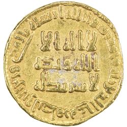 UMAYYAD: al-Walid I, 705-715, AV dinar (4.24g), NM (Dimashq), AH89. EF