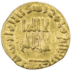 UMAYYAD: al-Walid I, 705-715, AV 1/3 dinar (thulth) (1.34g), NM (Dimashq), AH96. F-VF