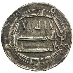 ABBASID: al-Mahdi, 775-785, AR dirham (2.88g), Qasr al-Salam, AH169. VF