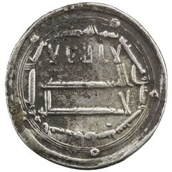 ABBASID: al-Mahdi, 775-785, AR dirham (2.93g), al-Yamama, AH166. VF