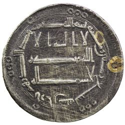 ABBASID: al-Hadi, 785-786, AR dirham (2.91g), Arran, AH169. VF