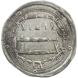 ABBASID: al-Hadi, 785-786, AR dirham (2.79g), Madinat al-Salam, AH169. EF