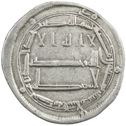 ABBASID: al-Hadi, 785-786, AR dirham (2.88g), Madinat al-Salam, AH170. VF