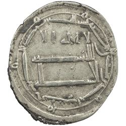 ABBASID: al-Rashid, 786-809, AR dirham (2.77g), Ifriqiya, AH171. VF
