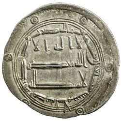 ABBASID: al-Rashid, 786-809, AR dirham (2.92g), Madinat al-Salam, AH170. EF-AU