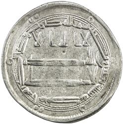 ABBASID: al-Rashid, 786-809, AR dirham (2.93g), al-Muhammadiya, AH180. VF