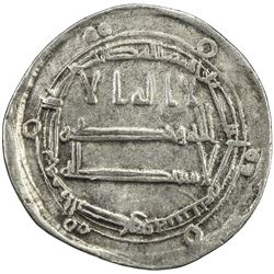 ABBASID: al-Ma'mun, 810-833, AR dirham (2.99g), al-Kufa, AH200. VF