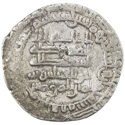 ABBASID: al-Muqtadir, 908-932, AR dirham (3.59g), al-Rafiqa, AH298. VF
