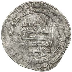 ABBASID: al-Mustakfi, 944-946, AR dirham (2.91g), Wasit, AH333. VF