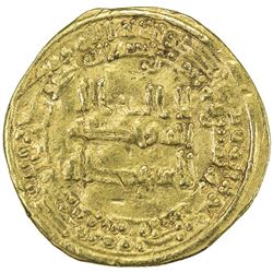 TULUNID: Harun, 896-905, AV dinar (4.39g), NM, AH286. VF