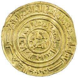 FATIMID: al-Amir al-Mansur, 1101-1130, AV dinar (4.04g), Misr, AH503. AU