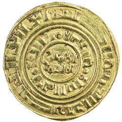 CRUSADER: Anonymous, AV dinar (3.80g), "Misr", ND. EF