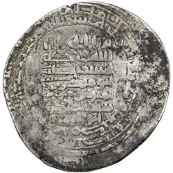 HAMDANID: Nasir al-Dawla & Sayf al-Dawla, 942-967, AR dirham (6.23g), Amid, AH332. VF